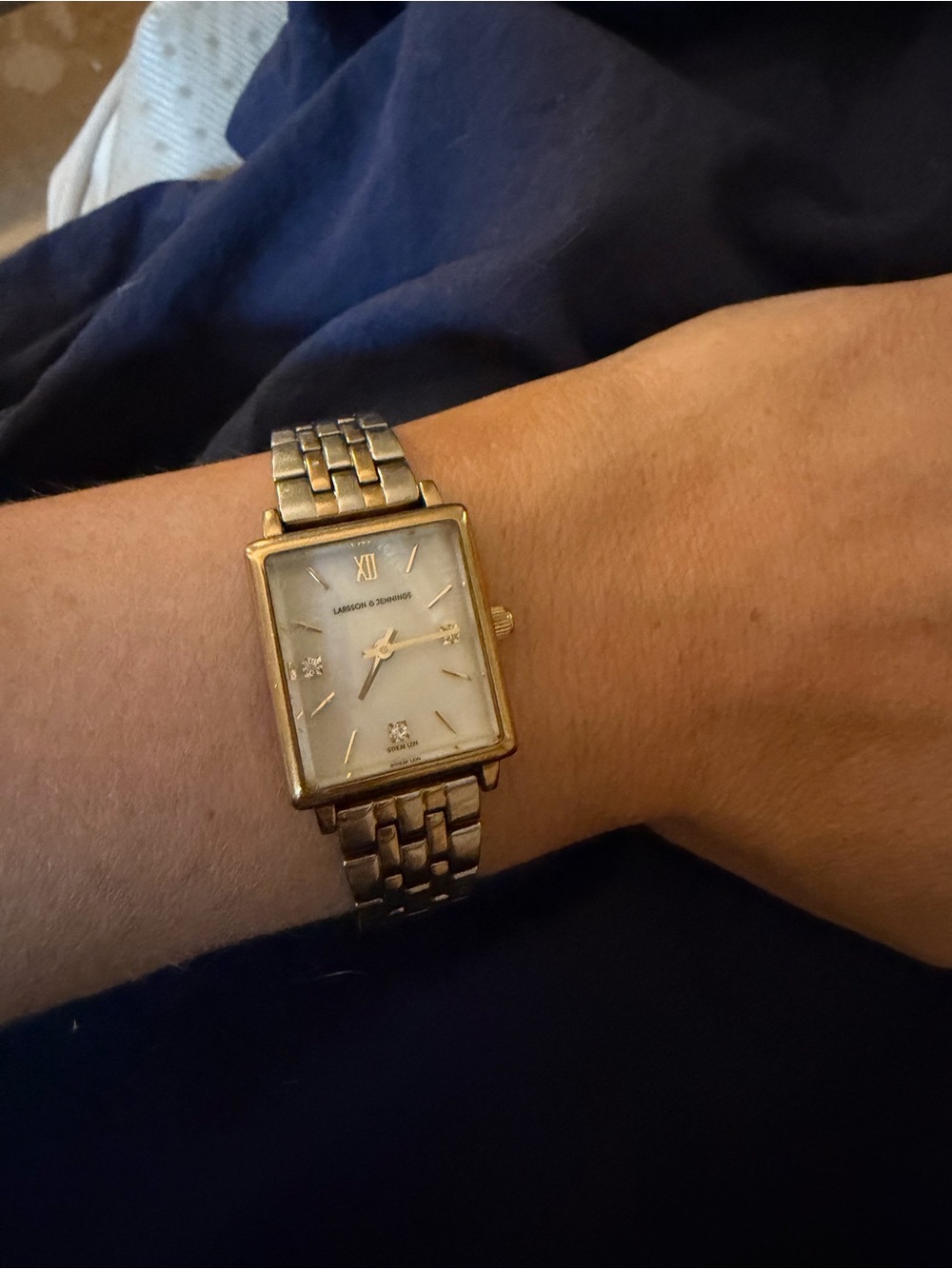 Larsson & Jennings Women’s Gold-Tone Square Bracelet Watch - Gold